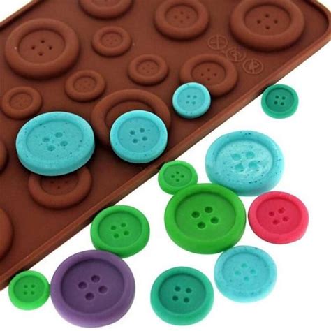 Chocolate candy recipes chocolate spoons chocolate candy molds chocolate bark melting chocolate chocolate shop candy molds silicone molded chocolates add an elegant touch to the sweets tray. Button Shape Silicone Mold Jelly\Soap\Chocolate mould ...