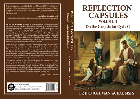 Reflection Capsules By Fr Jijo Manjackal MSFS