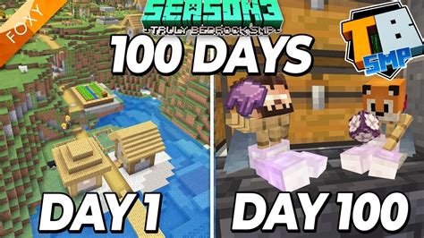 100 Days In Truly Bedrock Season 3 2 Minecraft Bedrock Edition