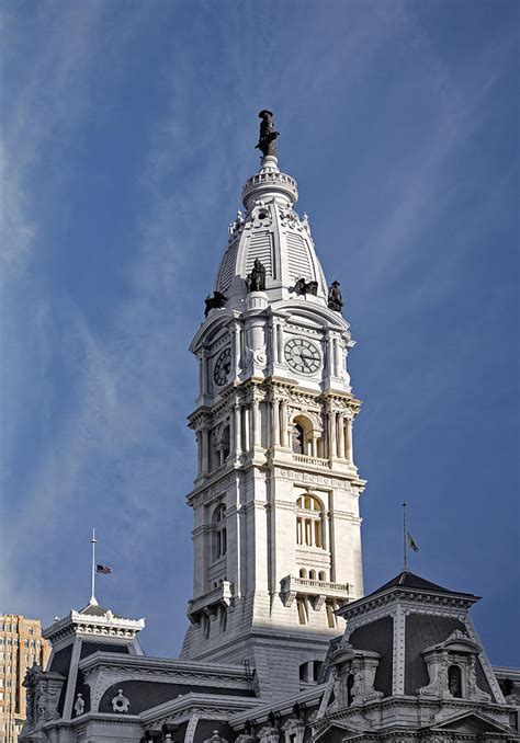 philadelphia city hall tower photograph by susan candelario pixels