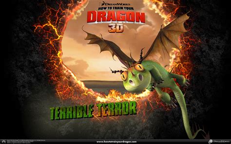 Terrible Terror Dragon Desktop Wallpaper