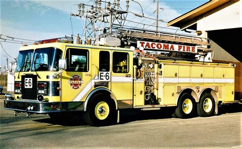 Tacoma Fire Department Engine 6 Fire Trucks Fire Service Fire Dept