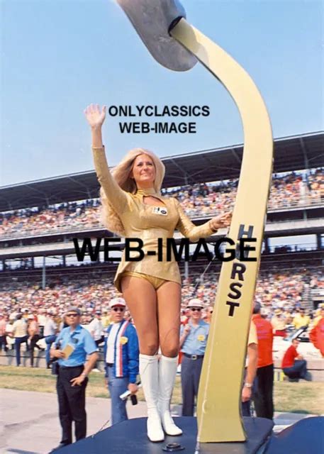 LINDA VAUGHN MISS Hurst Olds Indy Pace Car X Photo Pinup Cheesecake PicClick