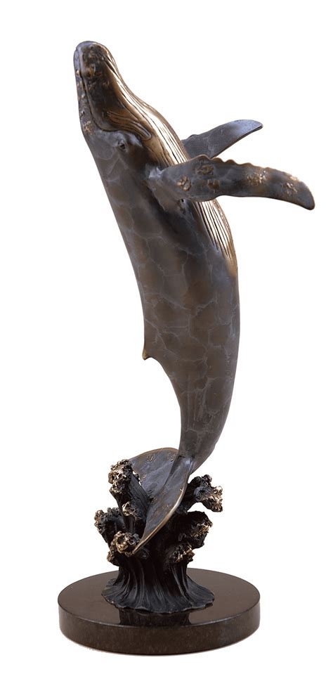 Large Humpback Whale Sculpture By Spi Home Distinctive Decor