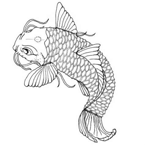 Koi Fish Tattoo Stencils Koi Fish Tattoo Fish Stencil Japanese Koi