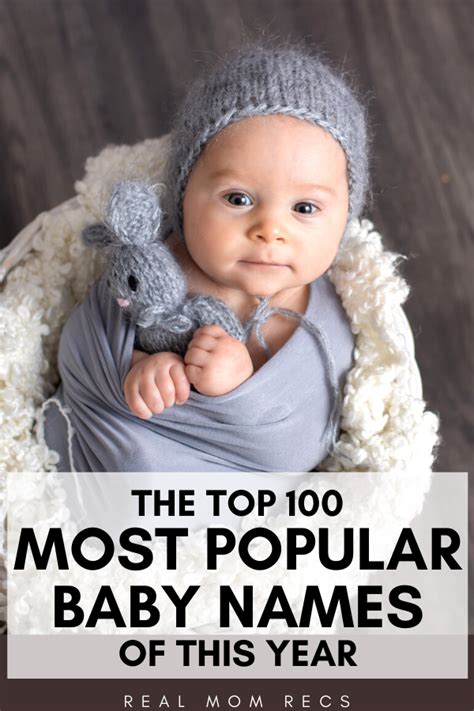 Boy names on the rise. Top 100 Most Popular Baby Names of This Year - Real Mom Recs