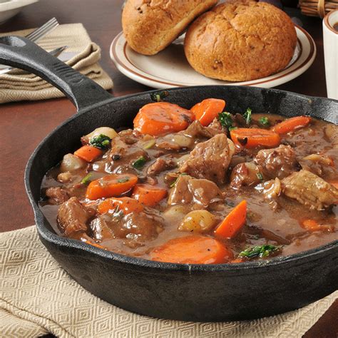 Recette Boeuf aux carottes et champignons