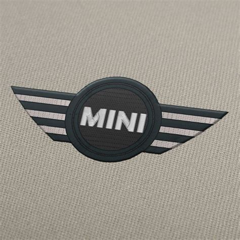 Mini Cooper Logo Embroidery Design For Instant Download