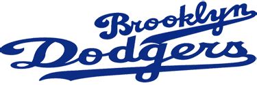 A virtual museum of sports logos, uniforms and historical items. Brooklyn dodgers Logos