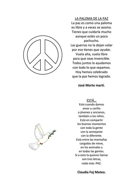 Poesías Para La Paz Sexto B 2018 By Fapagil Issuu