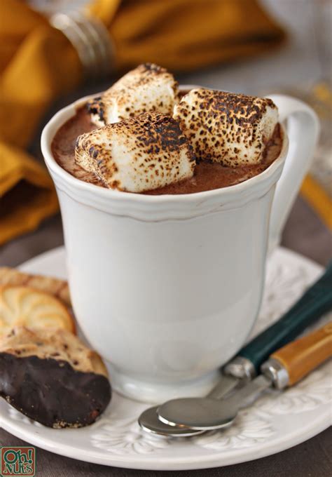 Toasted Marshmallow Hot Chocolate Oh Nuts Blog