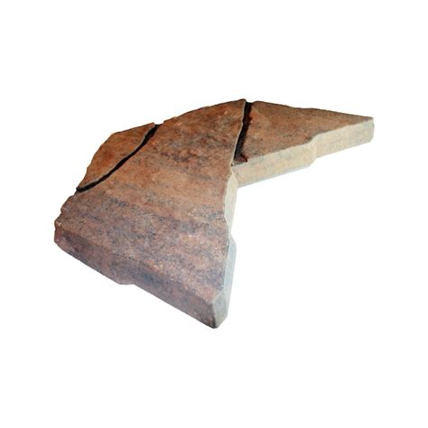 24 In L X 14 In W X 2 In H Irregular Ashland Concrete Patio Stone In