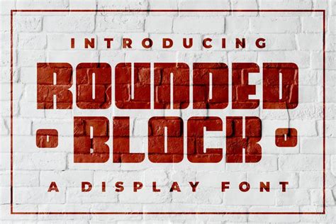 Rounded Block Bold And Sturdy Block Style Font Free Font Download