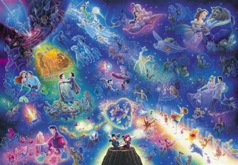 Ravensburger disney 1000 pc jigsaw puzzle ratigan. 【楽天市場】ディズニー オールキャラクター 500ピース ジグソーパズル ディズニーオールスターシンフォニー 光る ...