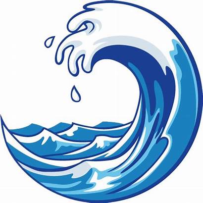 Wave Cartoon Waves Ocean Icon Transparent Pngkit