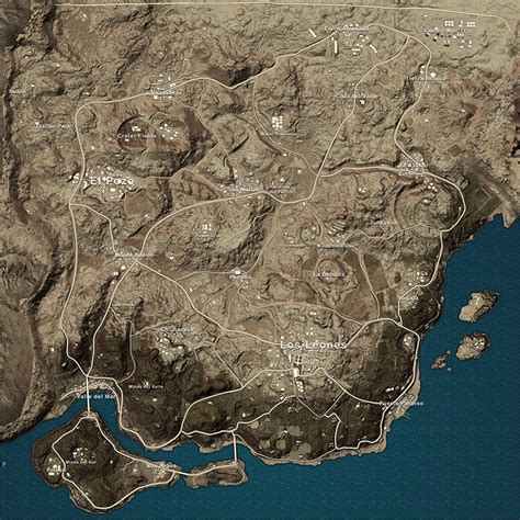 The map is 4km x 4km, which is four times smaller than the others offering an enhanced challenge. PUBG Mobile Maps Overview - My Esports Globe