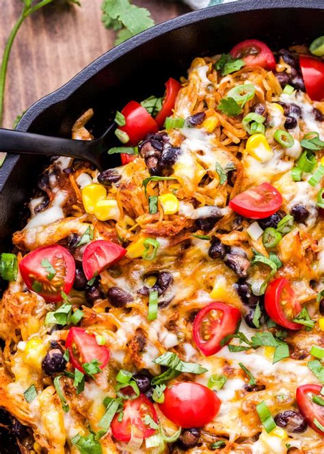 Substitute the corn tortillas with flour tortillas. Southwest Spaghetti Squash Casserole is loaded with ...