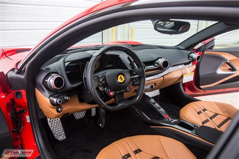 Used 2019 Ferrari 812 Superfast Rosso Corsa D W Cuoio Interior For Sale