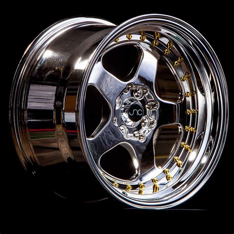 Jnc Wheels 16 Jnc010 Platinum Gold Rivet Rim 4x1004x1144 16x9