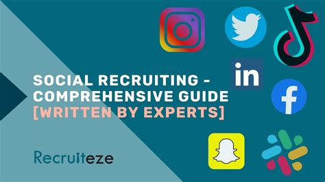 Social Recruiting Comprehensive Guide Written By Experts Recruiteze