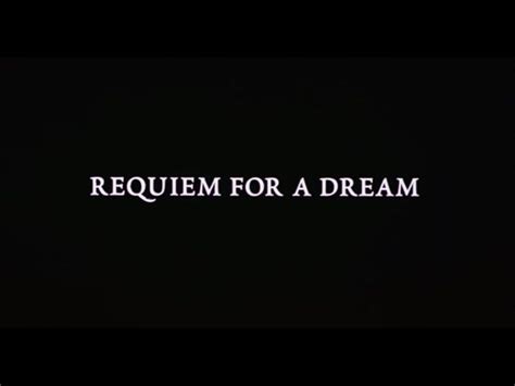 Requiem For A Dream Directed By Darren Aronofsky Cinematografia