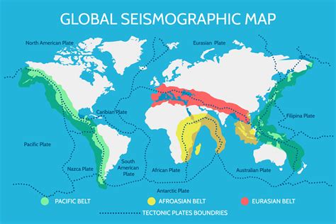 Seismic Map Of The World World Map