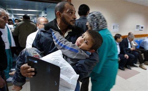 Gaza Hospital’s Morning Respite Is Day Shattered By Rockets And Sirens The New York Times