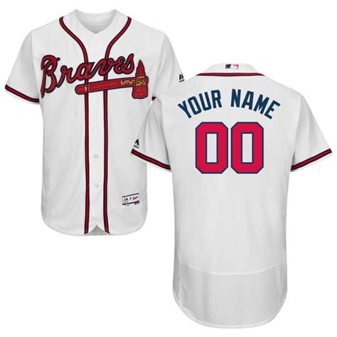 Suits outlets®, founded in new york, usa, is a leading men's fashion platform offering men's suits, shirts, shoes and accessories with true craftsmanship. Men's Custom Atlanta Braves Authentic Home White Baseball ...