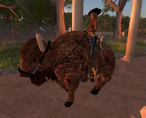 Second Life Marketplace Baron The American Buffalo Bison Rideable