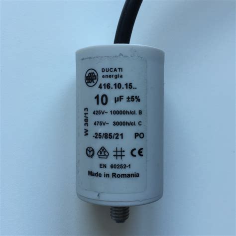 Buy Motor Run Capacitors 10uf Twin Lead Next Day Delivery