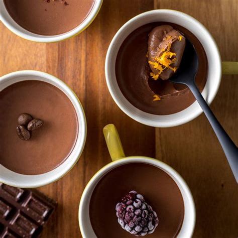 Rich And Indulgent These Dark Chocolate Pots Made With Just A Few Simple Ingredients Can Be