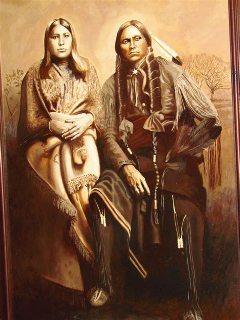 Painting Of Quanah Parker And Wife Quanah Quanah Parker Native American Indians