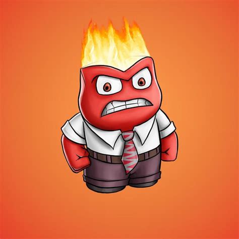 5 Steps To Draw A Cartoon Character Anger Inside Out Using Adobe Photoshop Cs6 Freelancer Blog