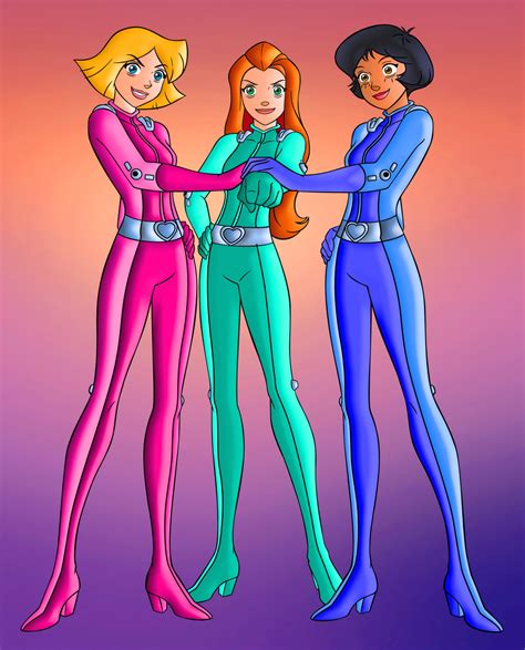 Totally Spies Colourised Variant Version By Cotterill23 On Deviantart