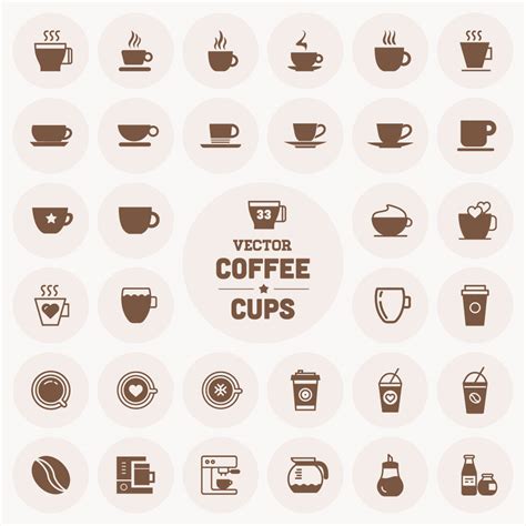Free Vector Coffee Cup Icons Cup Icons Free Download