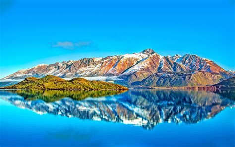 Mountains Morning View In New Zealand Wallpaper