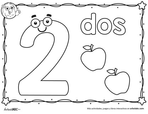 Hoy queremos mostraros 6 actividades para niños de 2 años inspiradas al método montessori, se trata de actividades que podemos preparar en casa para ayudar a los peques a hacer sus propias experiencias sensoriales. Número 2 para colorear | Árbol ABC en 2020 | Numero para ...