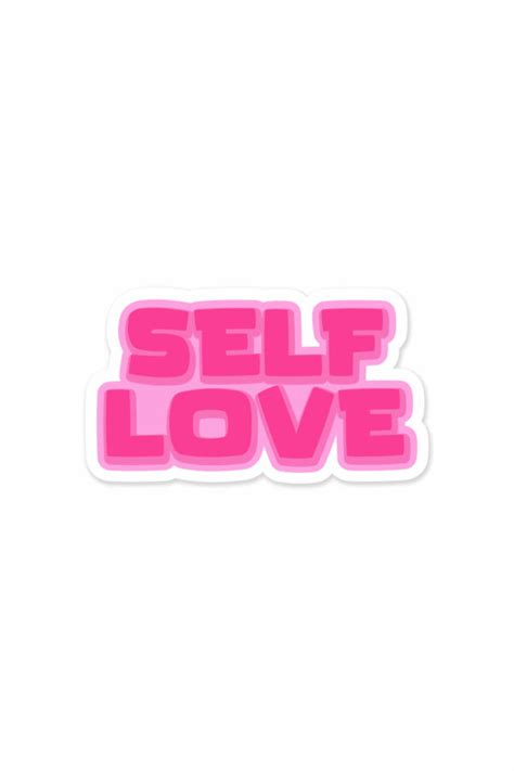 Pack Of 10 Self Love Sticker Set Bonkers Corner