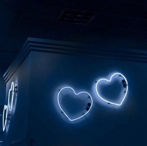 Aesthetic grunge blue aesthetic story ideas we heart it indie archive collection vintage fashion. hearts, light, and neon image | Light blue aesthetic, Blue ...