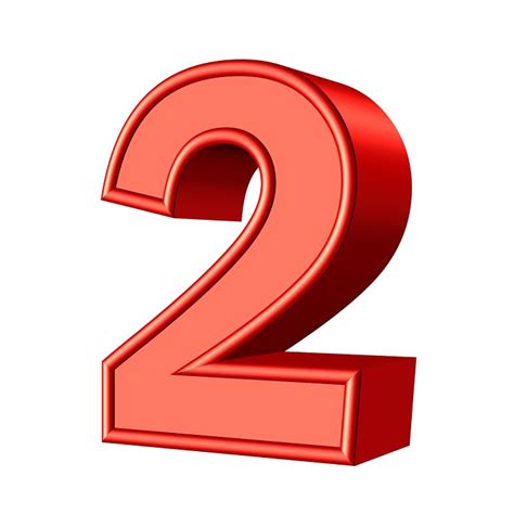 2 Number Png Transparent Images Pictures Photos Png Arts