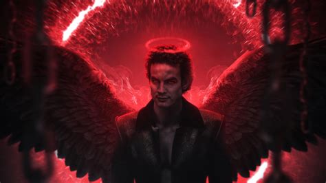 Red Eyes Lucifer With Wings Hd Lucifer Wallpapers Hd Wallpapers Id