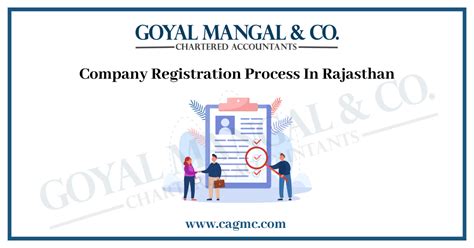 Company Registration Process In Rajasthan Cagmc