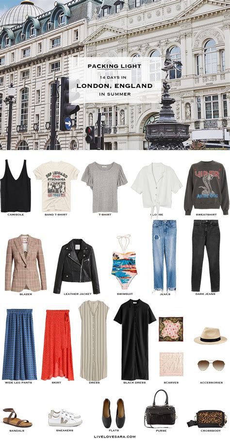 What To Pack For London In Summer Packing Light Livelovesara