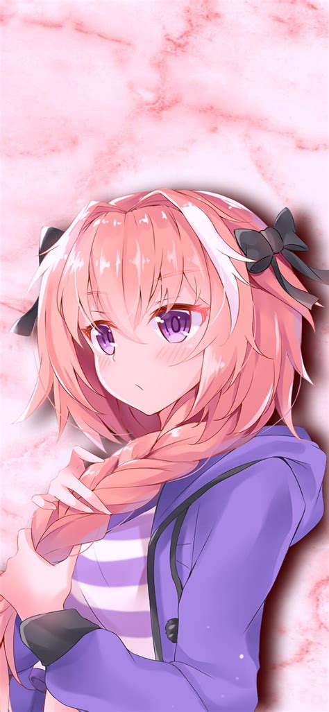 Astolfo Fate Grand Order Profile View Pink Hair Smiling Anime Hd