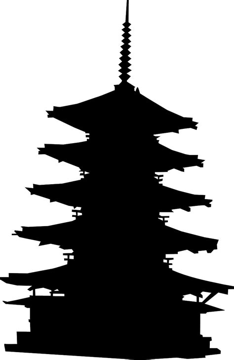 Pagoda Building Japan Free Vector Graphic On Pixabay
