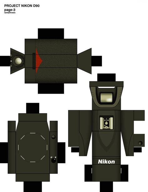 An Image Of A Paper Model Of A Robot