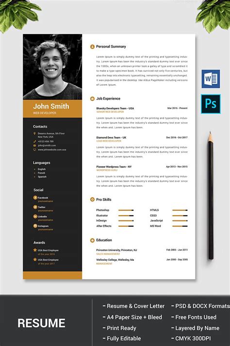 Create *your* cv in 15 minutes. John Smith Resume Template, #Smith #John #Template #Resume ...