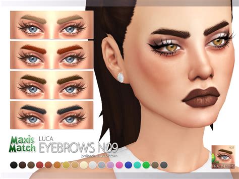 The Sims Resource Mm Eyebrows N09 Luca