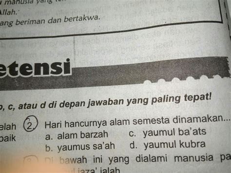 Pertanyaan tentang tuhan adalah pertanyaan paling eksistensial dalam hidup ini. jawab pertanyaan ini dengan bner - Brainly.co.id