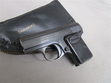 Baby Browning Caliber Compact Lightweight Pistol Made In Belgium